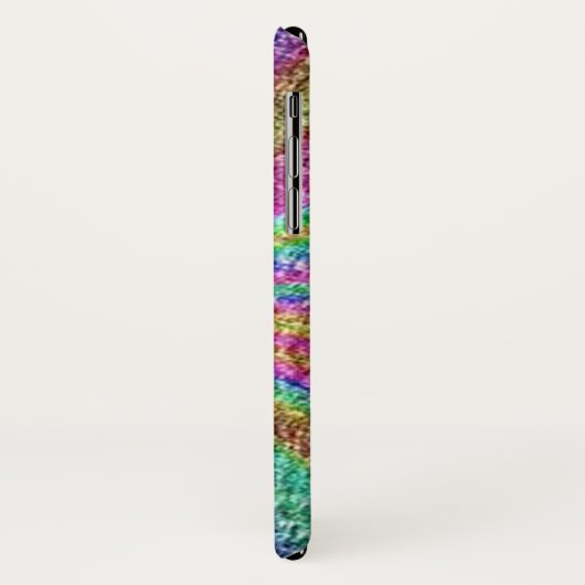 Coques Case-Mate iPhone Lumières arc-en-ciel chatoyantes "Apple iPhone X". (Dos/Gauche)