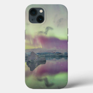Case-Mate iPhone Case Lumières d'Aurora reflétant le lagon Islande