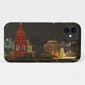 Coques Case-Mate iPhone Lumières de Kansas City Plaza (Dos (Horizontal))