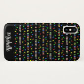 Coques Case-Mate iPhone Lumières de Noël multiples (Dos (Horizontal))