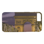 Coques Case-Mate iPhone Lumières de Noël sur les Champs Elysées (Dos (Horizontal))