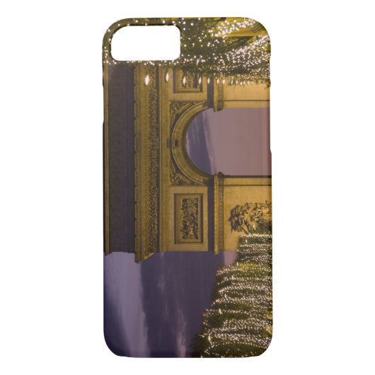 Coques Case-Mate iPhone Lumières de Noël sur les Champs Elysées (Dos)
