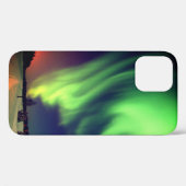 Coques Case-Mate iPhone Lumières du Nord de l'Alaska vert brillant (Verso (horizontal))
