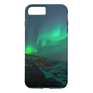 Coque iPhone 8 Plus/7 Plus Lumières du nord vertes