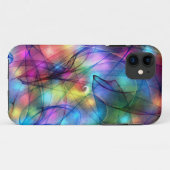 Coques Case-Mate iPhone lumières rougeoyantes d'arc-en-ciel (Dos (Horizontal))