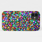 Coques Case-Mate iPhone Lumières rougeoyantes de Noël (Dos (Horizontal))