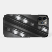 Coques Case-Mate iPhone Lumières scintillantes noir et blanc (Dos (Horizontal))