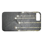 Coques Case-Mate iPhone lumières suspendues brillant sur roche gris ardois (Dos (Horizontal))