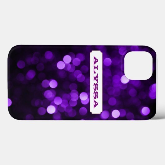 Coques Case-Mate iPhone Lumières violettes (Verso (horizontal))