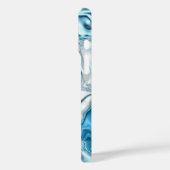 Coques Case-Mate iPhone Luminance bleue (Verso / Gauche)