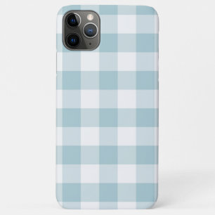 Case-Mate iPhone Case Lumineuse Poudre Bleue Ferme Buffalo Check Plaid