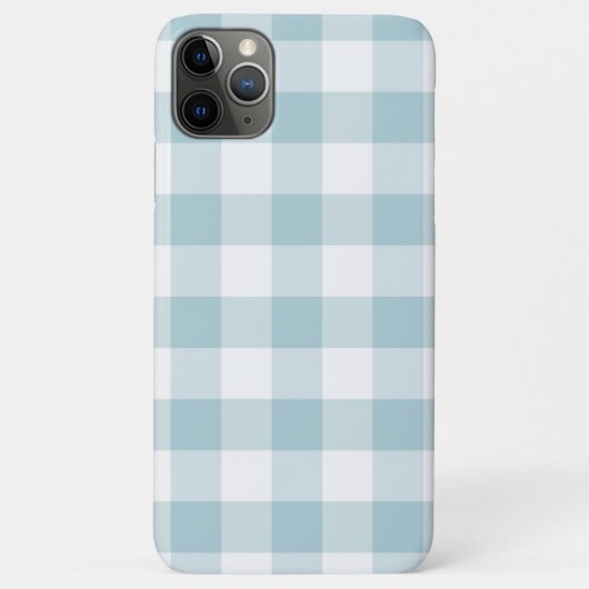 Coques Case-Mate iPhone Lumineuse Poudre Bleue Ferme Buffalo Check Plaid (Dos)