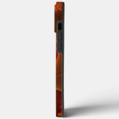 Coques Case-Mate iPhone Lumineuses Initiales d'art fractal Abstrait (Verso / Gauche)