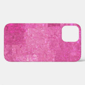 Coques Case-Mate iPhone Lumineux rose Abstrait Mosaïque brillant (Verso (horizontal))