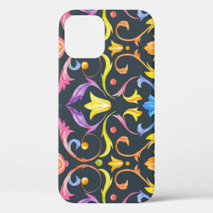 Case-Mate iPhone Case Luminosité baroque : Charme Vintage coloré.