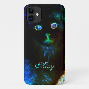 Case-Mate iPhone Case Luminosité colorée dans le chat Éffrayant foncé