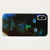 Coques Case-Mate iPhone Luminosité Dans Le Chat Sombre (Dos (Horizontal))