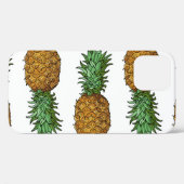 Coques Case-Mate iPhone Luminosité de l'ananas : Illustration tropicale es (Verso (horizontal))