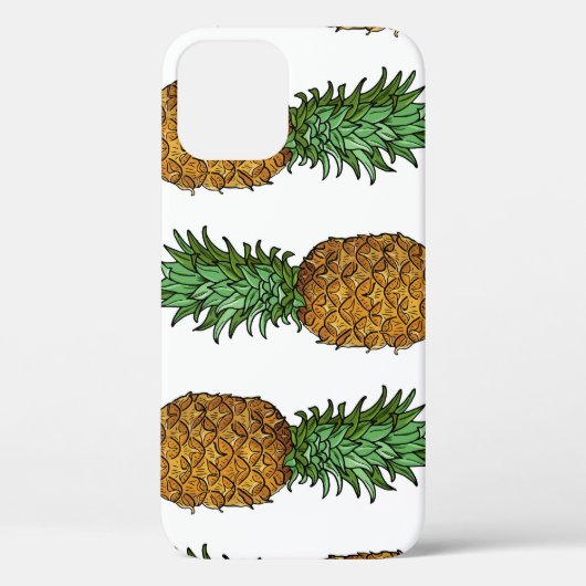 Coques Case-Mate iPhone Luminosité de l'ananas : Illustration tropicale es (Verso)