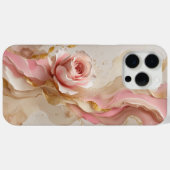 Coques Case-Mate iPhone Luminosité en quartz rose (Verso (horizontal))