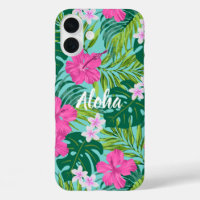 Luna Hibiscus Garden Hawaiian - Rose et Turq