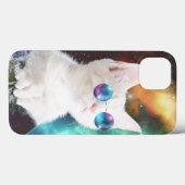 Coques Case-Mate iPhone Luna le chat spatial (Verso (horizontal))