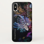 Coques Case-Mate iPhone Luna lion fish, Pterois lunulata, (Dos)
