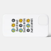 Coques Case-Mate iPhone Lunaire Eclipse Solaire Eclipse Apocalypse Espace  (Verso (horizontal))