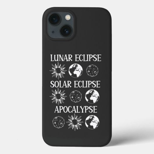 Coques Case-Mate iPhone Lunaire Eclipse Solaire Eclipse Apocalypse Espace (Verso)
