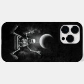 Coques Case-Mate iPhone Lune à squelette (Verso (horizontal))