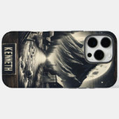 Coques Case-Mate iPhone Lune au-dessus du ruisseau Kenneth (Verso (horizontal))
