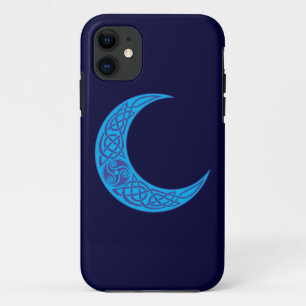 Coque iPhone 11 Lune bleue celtique