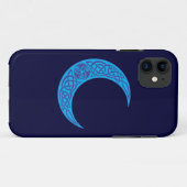 Coques Case-Mate iPhone Lune bleue celtique (Dos (Horizontal))