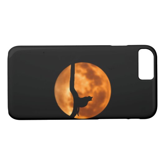 Coques Case-Mate iPhone Lune Chat Phonecase (Dos (Horizontal))