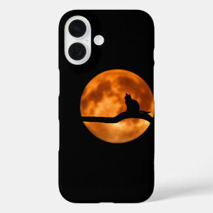 Coques iPhone 16 Lune Chat Phonecase