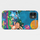 Coques Case-Mate iPhone Lune d'automne (Dos (Horizontal))