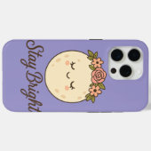 Coques Case-Mate iPhone Lune de dessin mignonne avec chevalet à couronne d (Verso (horizontal))