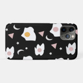 Coques Case-Mate iPhone Lune de dîner d'œuf motif confetti (Dos (Horizontal))