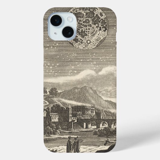 Coques Case-Mate iPhone Lune d'époque de la Renaissance par Allain Mallet (Verso)