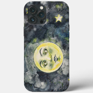 Case-Mate iPhone Case Lune Drôle Fou Yeux Idiots Bizarre