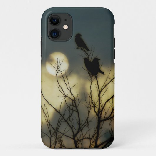 Coques Case-Mate iPhone Lune éffrayante (Dos)