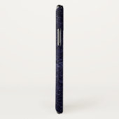 Coques Case-Mate iPhone Lune en forme de coeur dans le ciel étoilé (Dos/Droite)