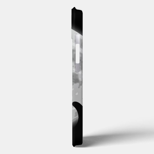 Coques Case-Mate iPhone Lune et chat noir (Verso / Gauche)