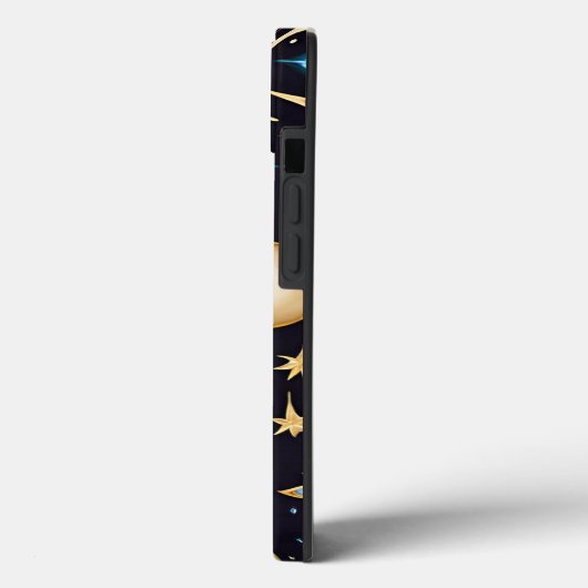 Coques Case-Mate iPhone Lune Et Étoiles Céleste (Verso / Gauche)