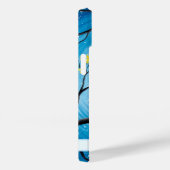 Coques Case-Mate iPhone Lune lunaire avec chats Ajouter un nom (Verso / Droite)