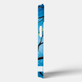 Coques Case-Mate iPhone Lune lunaire avec chats Ajouter un nom (Verso / Droite)