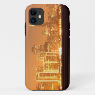 Coque iPhone 11 Lune plaçant au-dessus de San Francisco décembre