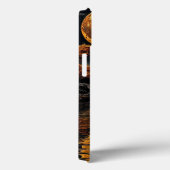 Coques Case-Mate iPhone Lune rouge sur un lac (Verso / Droite)