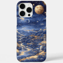 Lune Starry Dreamland Mythique Bleu Design
