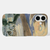 Coques Case-Mate iPhone Lune sur Barcelone par Walter Gramatte (Verso (horizontal))